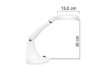 Immagine di Lampada da tavolo per ingrandimento UNILUX Minizoom a led bianco 400108074