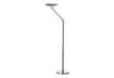 Immagine di Lampada a terra a led UNILUX Varialux articolata grigio metallizzato 400090471
