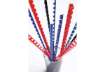 Immagine di Dorsi plastici per rilegatura FELLOWES ad anello tondo 22 mm blu 151-180 fogli - conf. 50 - 5347903