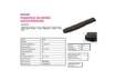 Immagine di Poggiapolsi da tastiera FELLOWES Premium gel grafite 48,8x8,8x3,6 cm - 9374201