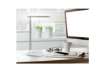 Immagine di Lampada da scrivania MAUL a LED MAULjazzy, dimmerabile alluminio bianco 8 W, 716 Lm, 4000K - Z800041