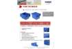 Immagine di Cassa impilabile Viso 400x300x250 mm blu - 22 L DSW4325