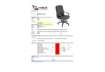 Immagine di Poltrona direzionale girevole Unisit Dante DNP Eco Smart - rivestimento ecopelle nero - DNP/KN