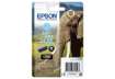 Immagine di Cartuccia inkjet alta capacità Elefante 24XL Epson ciano chiaro C13T24354012