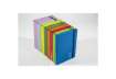 Immagine di Cartella a 3 lembi con elastico piatto BREFIOCART NEW COLOR 25x35 cm dorso 10 cm verde chiaro - 0221