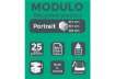 Immagine di Cassettiera Exacompta MODULO Classic 5 cassetti 28,8x35x32 cm grigio/blu 301003D