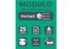 Immagine di Cassettiera Exacompta MODULO Classic A4 Black Office 5 cassetti 28,8x35x32 cm nero/arlecchino - 3019