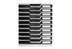 Immagine di Cassettiera Exacompta MODULO Classic 10 cassetti 28,8x35x32 cm grigio/nero 302014D