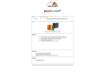 Immagine di Portaprogetti con bottone EURO-CART presspan monolucido 25x35 cm dorso 4 cm arancio - CP04AR_DESK
