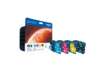 Immagine di Cartucce inkjet alta resa blister 1100 Brother nero+ciano+magenta+giallo Conf. 4 - LC-1100HYVALBP