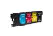 Immagine di Cartucce inkjet blister 1100 Brother nero+ciano+magenta+giallo Conf. 4 - LC-1100VALBP