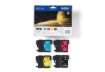 Immagine di Cartucce inkjet blister 1100 Brother nero+ciano+magenta+giallo Conf. 4 - LC-1100VALBP