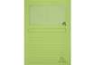 Immagine di Cartelline con finestra Exacompta Forever® A4 cartoncino 120 g/m² verde chiaro  conf. da 100 - 50107