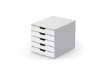 Immagine di Cassettiera DURABLE Varicolor® 5 cassetti 28x35,6x29,2 cm profili colorati - 762527