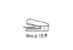 Immagine di Cucitrice fino a 15 fogli Leitz 5547 WOW giallo metallizzato 55472016