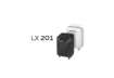 Immagine di Distruggidocumenti uso moderato Fellowes LX201 - P-5 - 22 L - taglio a microframmenti 2x12 mm - bian