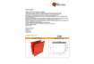 Immagine di Cartelle sospese laterali per armadi Linea Joker 33 cm fondo V - rosso conf. 25 pezzi - 414F LINK -
