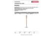 Immagine di Appendiabiti da terra in legno Paperflow 8 ganci Wood Range Modello C  35x35x178 cm bianchi - K70001