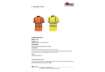 Immagine di EC - T-Shirt alta visibilità Glitter U-Power cotone-poliestere arancio fluo - Taglia XXL - HL197OF G
