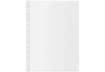 Immagine di Buste a perforazione universale Esselte Office f.to A4 100% riciclate trasparenti - conf. 100 pezzi
