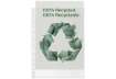 Immagine di Buste a perforazione universale Esselte De Luxe f.to A4 100% riciclate trasparenti - conf. 50 pezzi
