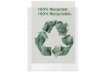 Immagine di Buste a perforazione universale Esselte De Luxe f.to 22x30 cm 100% riciclate trasparenti - conf. 100