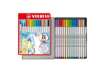 Immagine di Pennarelli Stabilo Pen 68 brush punta a pennello M  1 mm - assortiti scatola in metallo da 15 pz - 5