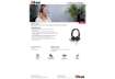Immagine di Cuffie on-ear Trust HS-201 USB 2.0 nero - cavo 1,8 m 25373