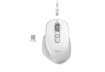 Immagine di Mouse ergonomico ricaricabile wireless Trust OZAA ricevitore USB A 2.0 - portata 10 m - bianco - 240