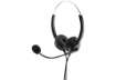 Immagine di Cuffie stereo per PC Media Range con microfono e filo - USB - nero - MROS304