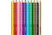 Immagine di Matite colorate Faber-Castell Sparkle colori assortiti 20 matite + 1 temperino sleeve mini turchese