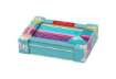 Immagine di Matite colorate Faber-Castell Sparkle colori assortiti 20 matite + 1 temperino sleeve mini turchese