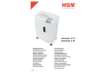Immagine di Distruggidocumenti uso moderato HSM Shredstar X15 + utensile taglio CD - 26L P-4-  taglio a framment