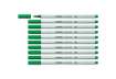 Immagine di Pennarello Stabilo Pen 68 brush - punta a pennello - M 1 mm verde smeraldo 568/36