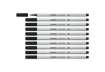 Immagine di Pennarello Stabilo Pen 68 brush - punta a pennello - M 1 mm nero 568/46