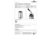 Immagine di Cestino con sensore DURABLE NO TOUCH argento metallizzato - capienza 12 Lt - 3421-23