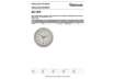 Immagine di Orologio da parete Methodo Slim - diametro Ø 31,5 cm -  silver V150102