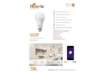Immagine di Lampadina smart Wi-Fi Hom-Io luce bianca da calda a fredda - Led 10W-2700K/6500K - 559593002