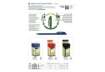 Immagine di Penne a sfera Tratto 1Uno Green Plastic punta 1 mm - tratto 0,5 mm - blu - Conf. 50 pezzi - F838301