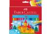 Immagine di Pennarelli Faber-Castell Castello Superlavabili punta fine 3 mm assortiti astuccio in cartone 36 pez