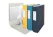 Immagine di Registratore Leitz Cosy Active con meccanismo a leva 180° - A4 - dorso 8,2 cm - blu calmo - 10380061