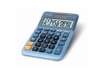 Immagine di Calcolatrice da tavolo Casio MS-100EM-W-EP - blu - solare e batteria display 10 cifre