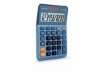 Immagine di Calcolatrice da tavolo Casio MS-100EM-W-EP - blu - solare e batteria display 10 cifre
