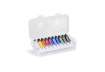 Immagine di Colore acrilico fine Primo H&P 18 ml - scatola polipropilene da 10 tubetti - colori assortiti - 405T