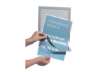 Immagine di Cornice espositiva adesiva DURABLE DURAFRAME® A4 - argento conf. 10 pezzi  - 4882-23