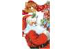 Immagine di Chiudipacco natalizi con filo - soggetto ''Babbo Natale'' - 4,5x8 cm - conf. 12 pezzi Biembi - BAP20