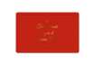 Immagine di Biglietti Natalizi in vassoio - 9x14 cm conf. 6 pezzi Biembi rosso BBE202C68
