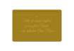 Immagine di Biglietti Natalizi in vassoio - 9x14 cm conf. 6 pezzi Biembi oro BBE202C75