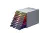 Immagine di Cassettiera in plastica di alta qualità VARICOLOR® Durable 10 cassetti 7610-27