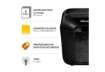 Immagine di Distruggidocumenti uso personale LX25 - P-4 - 11,5 L - taglio a frammenti 4x37 mm Fellowes Powershre
